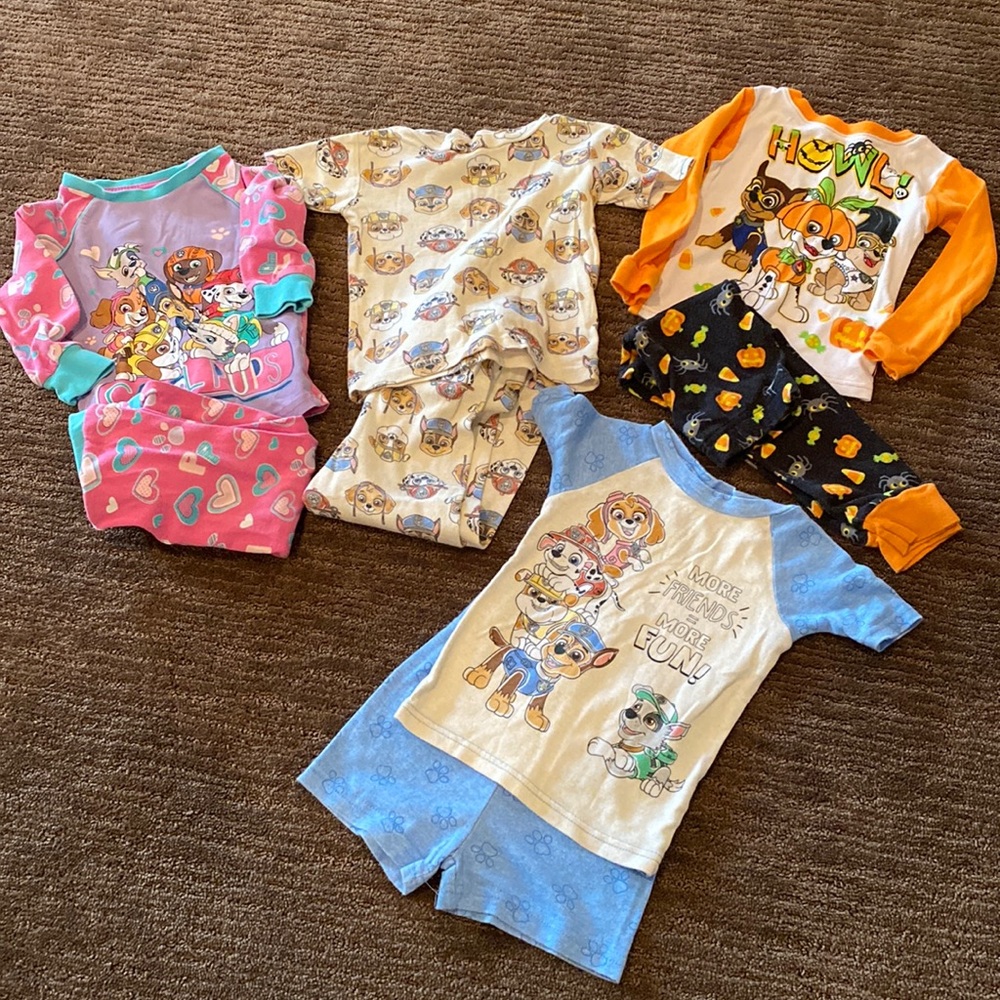 Paw Patrol pajama lot